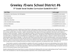 5th Grade - Greeley Schools
