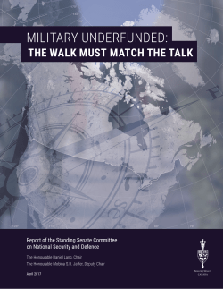 Military underfunded