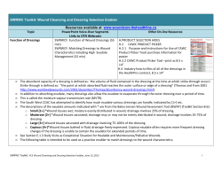 H.5 Wound Cleansing and Dressing Selection Enabler June 13_2012