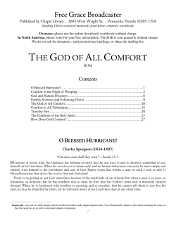 God of All Comfort, The (FGB #194)