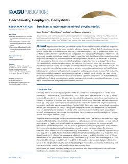 BurnMan: A lower mantle mineral physics toolkit