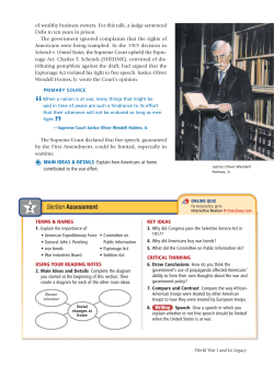 Section Assessment