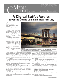 2007 January - College Media Association