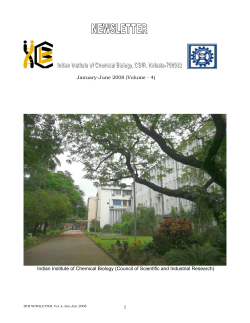 Lalji Singh - Indian Institute of Chemical Biology