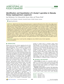 Identification and Quantitation of 2-Acetyl-1