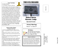 March 2008 - Robert Burns Masonic Lodge #97