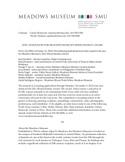 Contacts: Carrie Hunnicutt, , 214-768