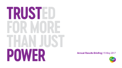 Investor Briefing - May