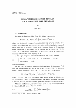 THE L2-WELLPQSED CAUCHY PROBLEM FOR SCHRODINGER