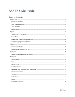 ASABE Style Guide - University of Kentucky