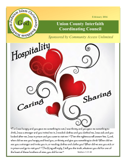 UCICC Newsletter – February 2016
