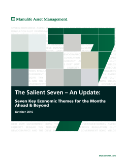 The Salient Seven &ndash; An Update: