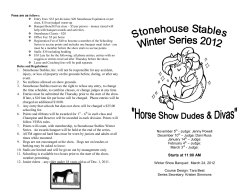 Fees are as follows - Stonehouse Stables