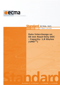 Final draft Standard "Data Interchange on 60