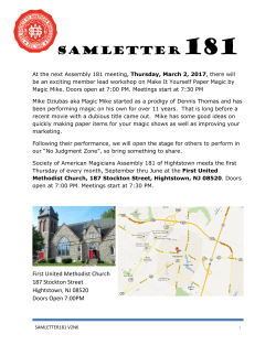 Samletter 181 - Society Of American Magicians Assembly 181