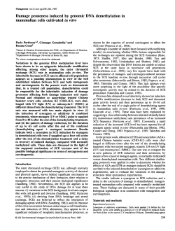 Damage proneness induced by genomic DNA