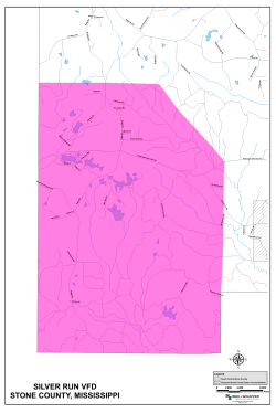 Silver Run VFD District Map - Stone County