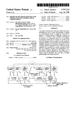Method of key-phase detection and verification for flexible speech