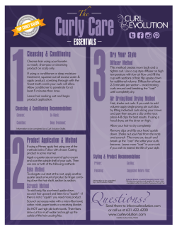 Curly Care Essentials by Curl Evolution
