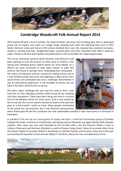 2014-2015 (large format) - Cambridge Woodcraft Folk