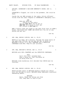 HAPPY VALLEY. Episode Five. Script