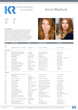 Ascia Maybury - Kathryn Rawlings