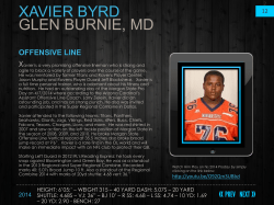 NFL Bio Xavier Bryd