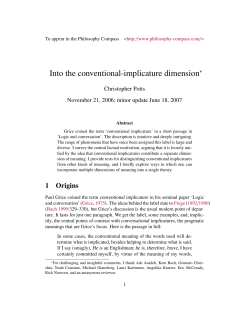 Into the conventional-implicature dimension