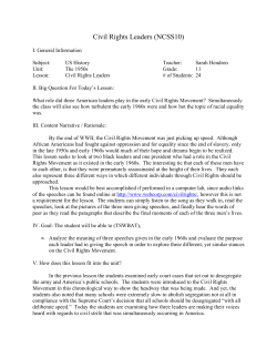 Civil Rights Leaders (NCSS10)