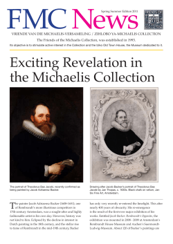 Exciting Revelation in the Michaelis Collection