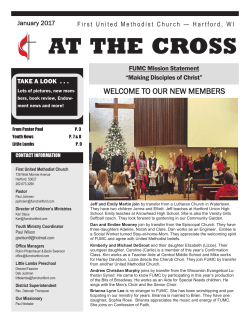 January 2017 - First United Methodist Church