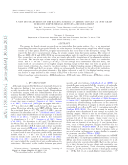 A New Determination of the Binding Energy of Atomic Oxygen on