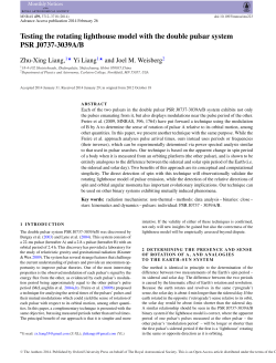 Testing the rotating lighthouse model with the double pulsar system