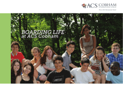 boarding life - ACS International Schools