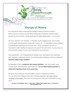 Energy of Money