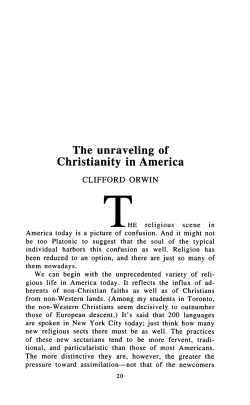 - National Affairs