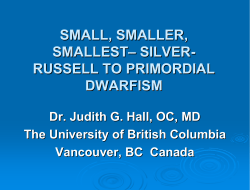 SMALL, SMALLER, SMALLEST&ndash; SILVER- RUSSELL TO