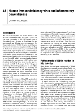 48 Human immunodeficiency virus and inflammatory bowel disease