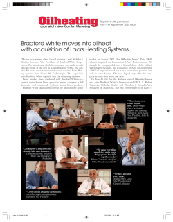 Oil Heating Journal of Indoor Comfort Marketing