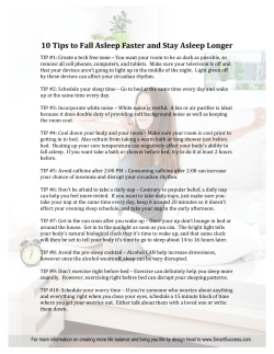 10 Tips to Fall Asleep Faster and Stay Asleep Longer