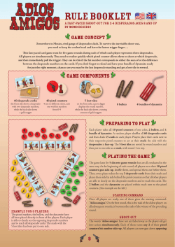 rule booklet - Pegasus Spiele