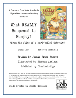 What REALLY Happened to Humpty?