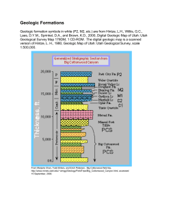Geologic Formations