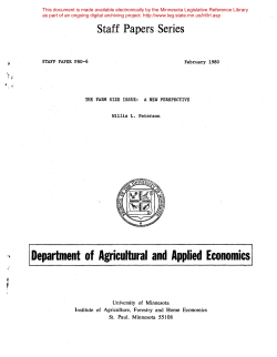 ,,&middot;Department of Agricultural and Applied Economics