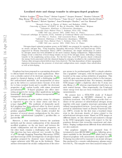 Localized state and charge transfer in nitrogen