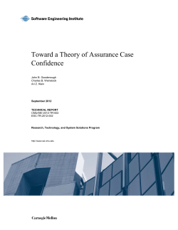 Toward a Theory of Assurance Case Confidence