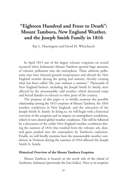 Eighteen Hundred and Froze to Death