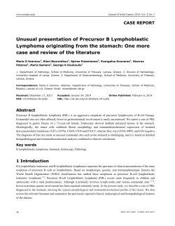 Unusual presentation of Precursor B Lymphoblastic