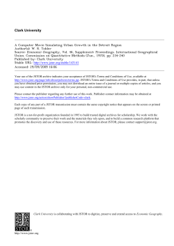 A Computer Movie Simulating Urban Growth in the Detroit Region