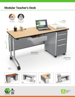 Modular Teacher`s Desk